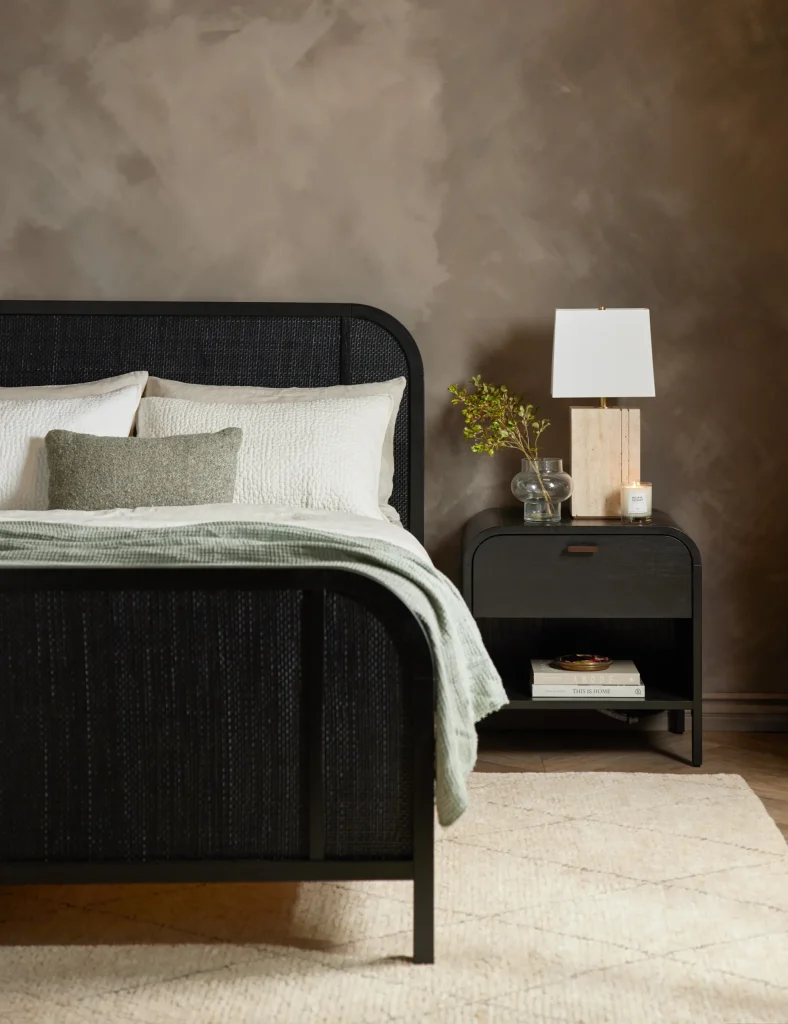 EIFFEL NIGHTSTAND - BrookeBed Black Queen A0654291 scaled