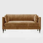 FIFI SOFA - Lulu and Georgia Small CognacVelvet Product scaled