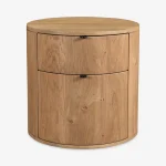 ROUND NIGHTSTAND - NEW